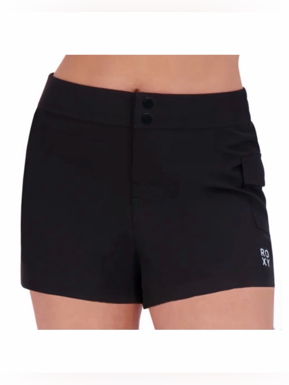 🆕 NWT Roxy Black Board Shorts UPF 50+ in size Small - Picture 2 of 11